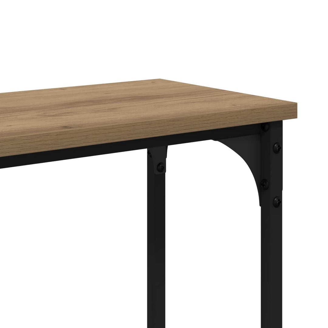 Konsolbord Artisan Egetræ 145 x 22,5 x 75 cm Konstrueret træ