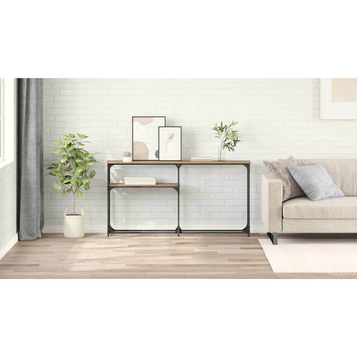 Konsolbord Artisan Egetræ 145 x 22,5 x 75 cm Konstrueret træ