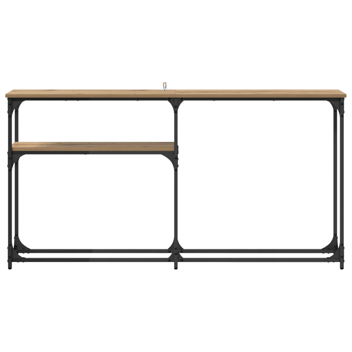 Konsolbord Artisan Egetræ 145 x 22,5 x 75 cm Konstrueret træ