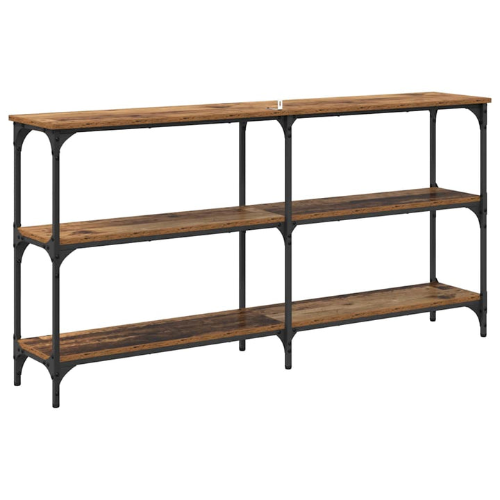 Konsolbord Gammelt træ 150 x 29 x 75 cm Samlet træ og metal