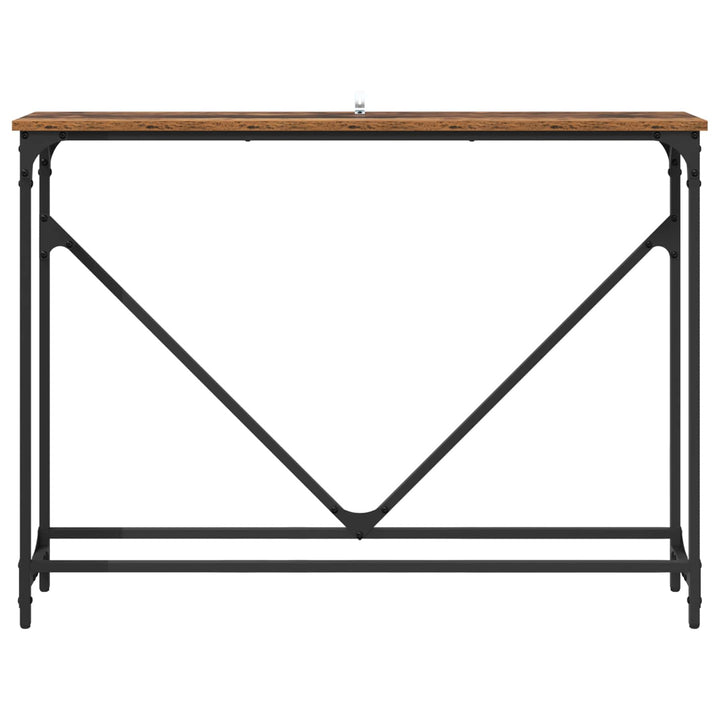 Konsolbord Gammelt træ 102 x 23 x 75 cm Konstrueret træ