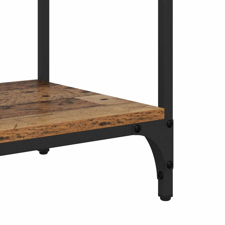 Konsolbord Gammelt træ 100 x 34,5 x 75 cm Konstrueret træ