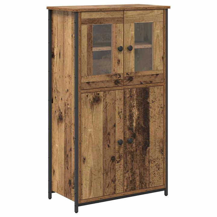 Highboard Gammelt træ 62 x 32 x 106,5 cm Konstrueret træ