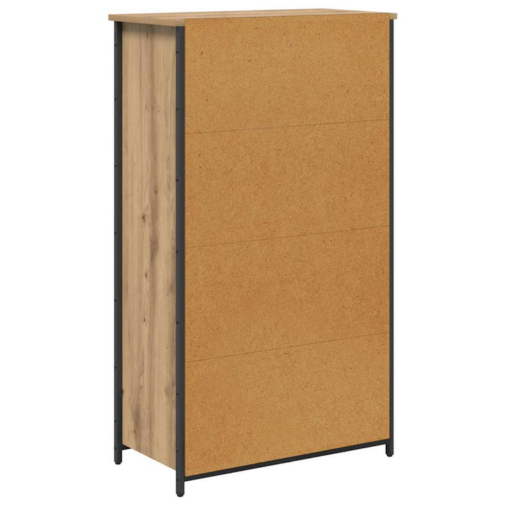 Highboard Artisan Egetræ 62 x 32 x 106,5 cm Konstrueret træ