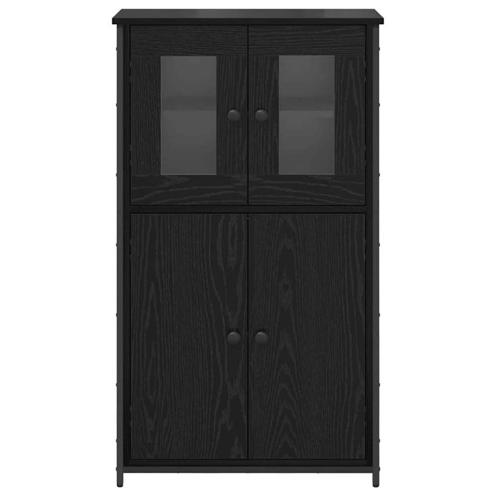 Highboard Sort eg 62 x 32 x 106,5 cm Konstrueret træ