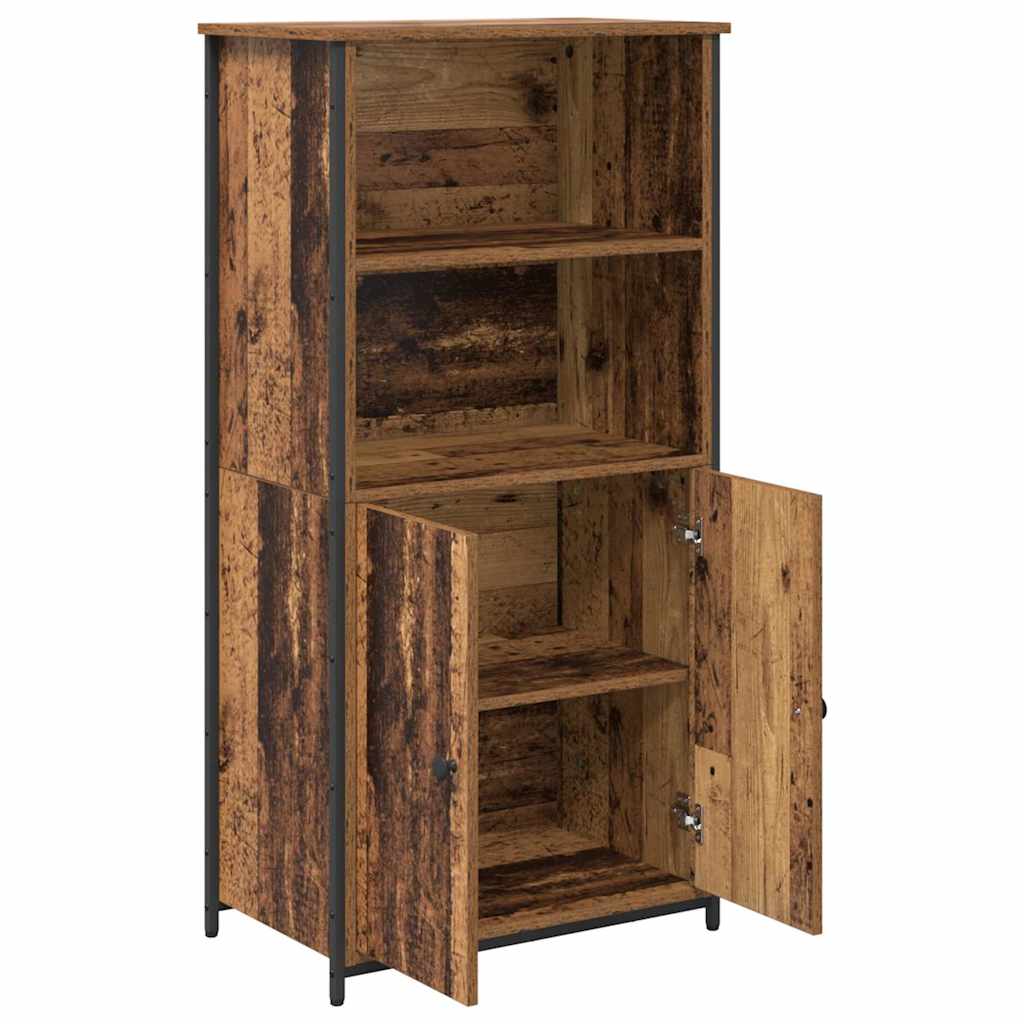 Highboard Gammelt træ 62 x 36 x 121,5 cm Konstrueret træ
