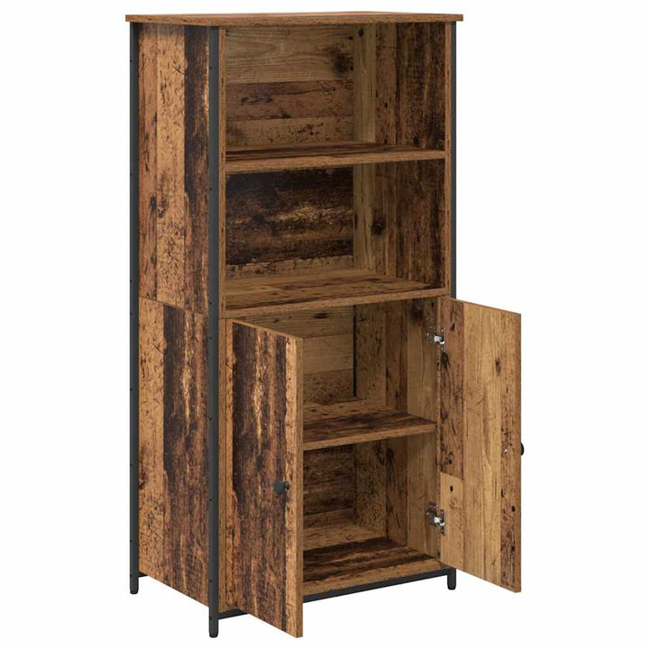 Highboard Gammelt træ 62 x 36 x 121,5 cm Konstrueret træ