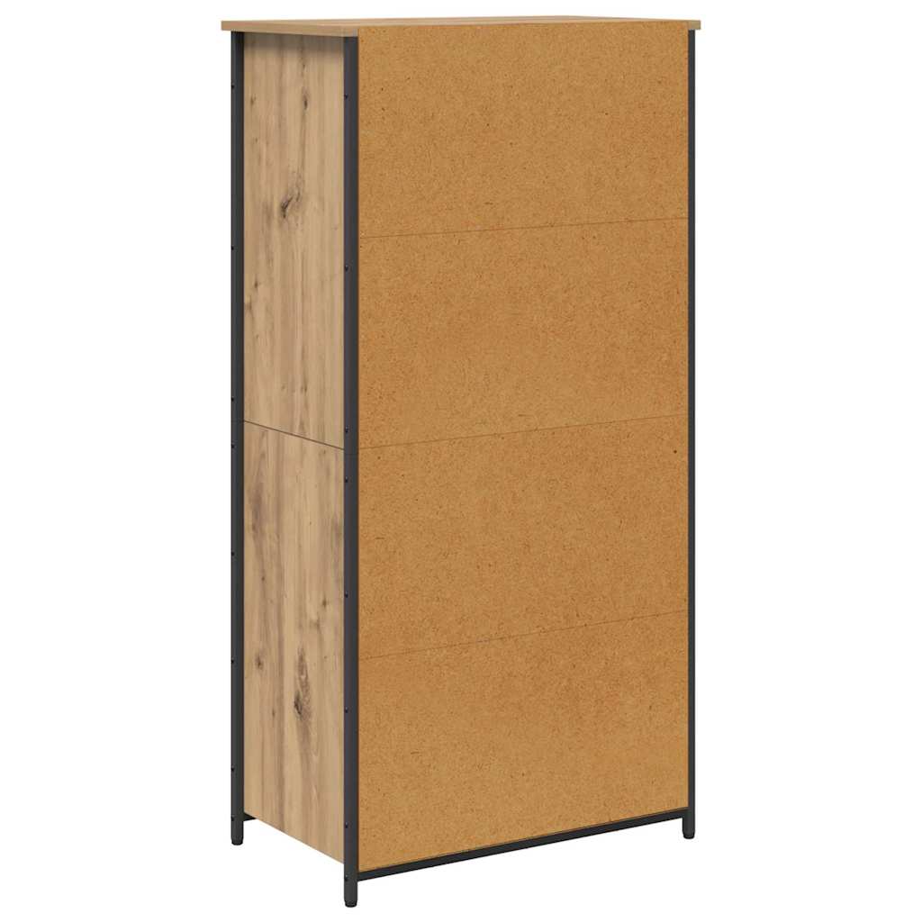 Highboard Artisan Egetræ 62 x 36 x 121,5 cm Konstrueret træ
