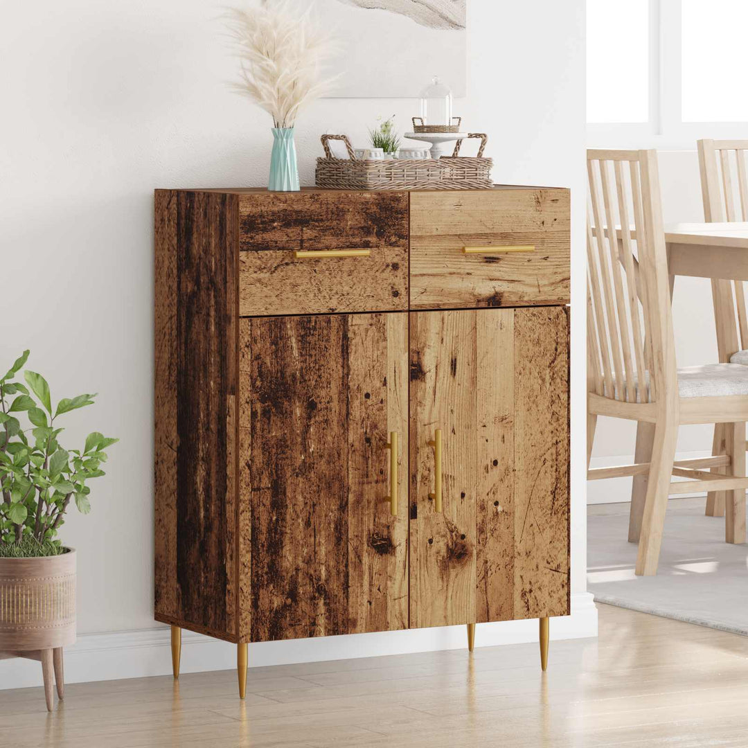 Sideboard Gammelt træ 69,5 x 34 x 90 cm Konstrueret træ