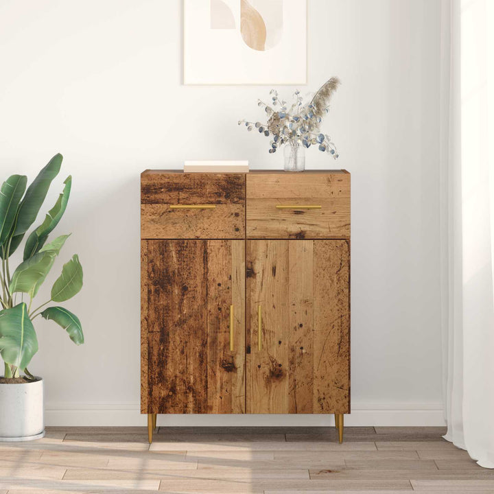 Sideboard Gammelt træ 69,5 x 34 x 90 cm Konstrueret træ