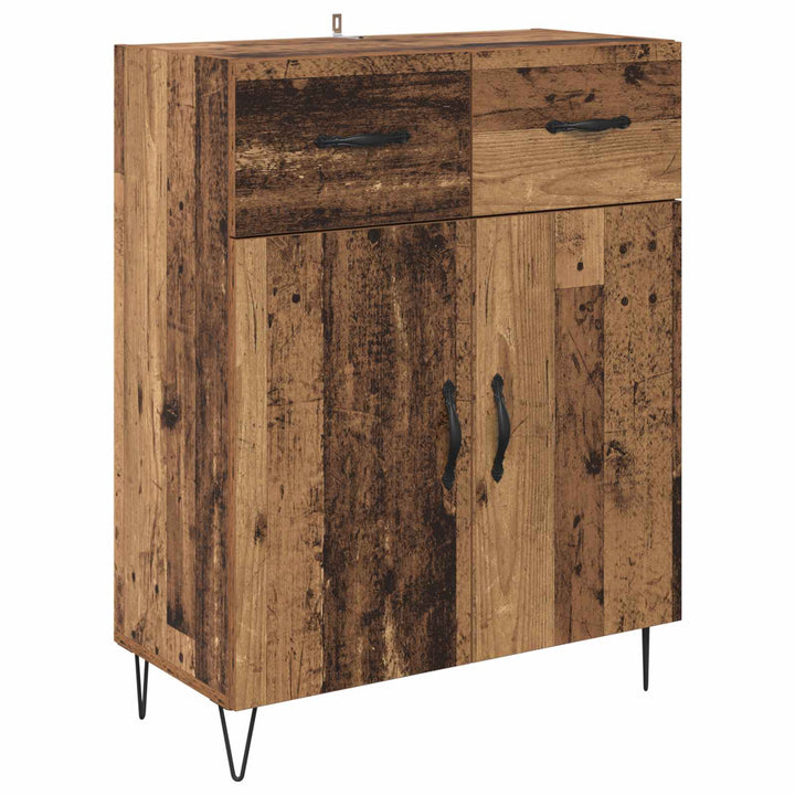 Sideboard Gammelt træ 69,5 x 34 x 90 cm Konstrueret træ