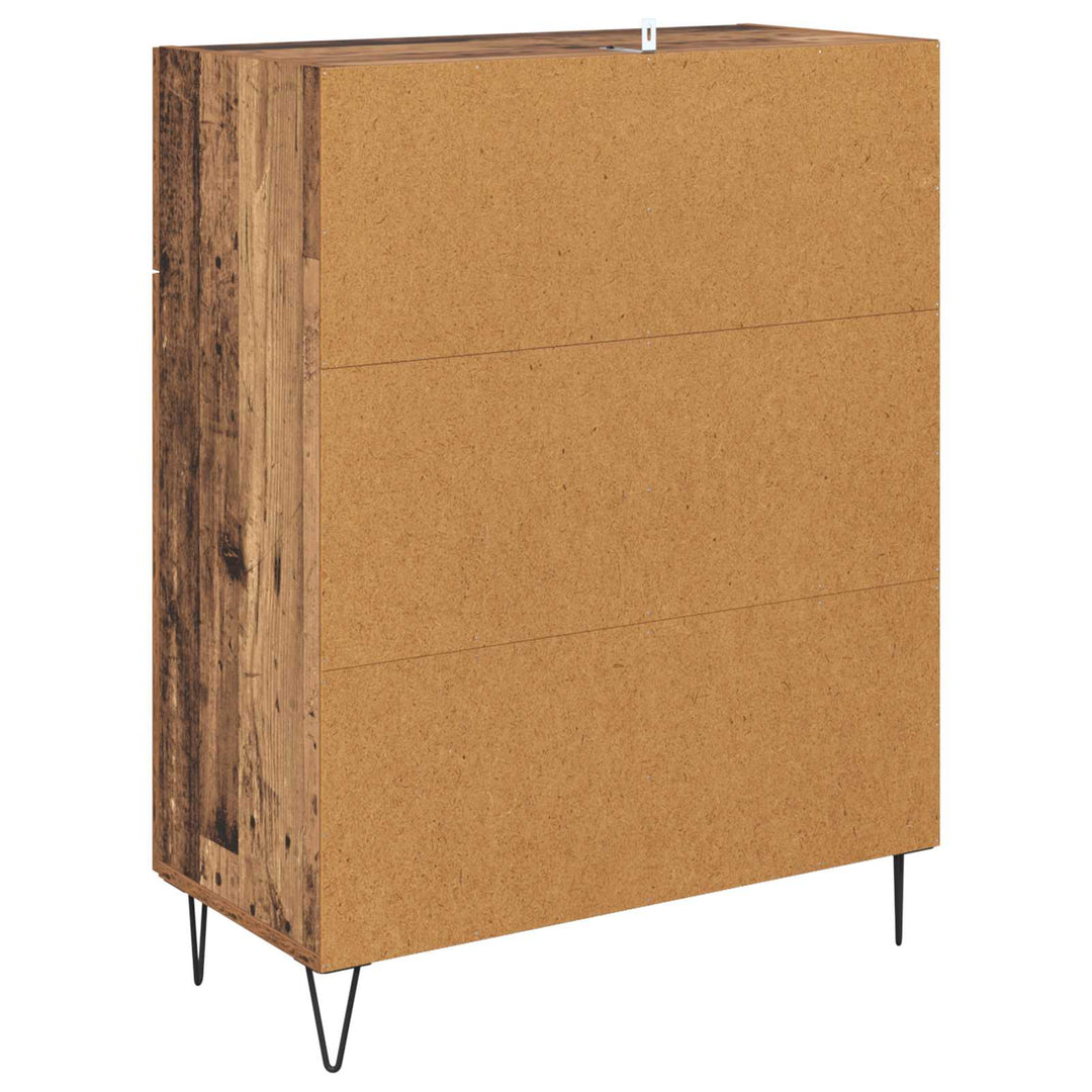 Sideboard Gammelt træ 69,5 x 34 x 90 cm Konstrueret træ