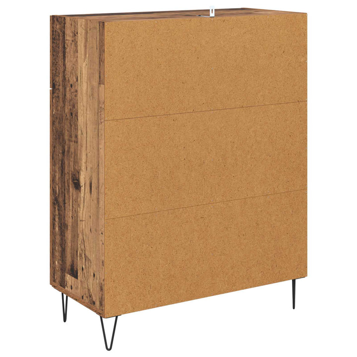 Sideboard Gammelt træ 69,5 x 34 x 90 cm Konstrueret træ
