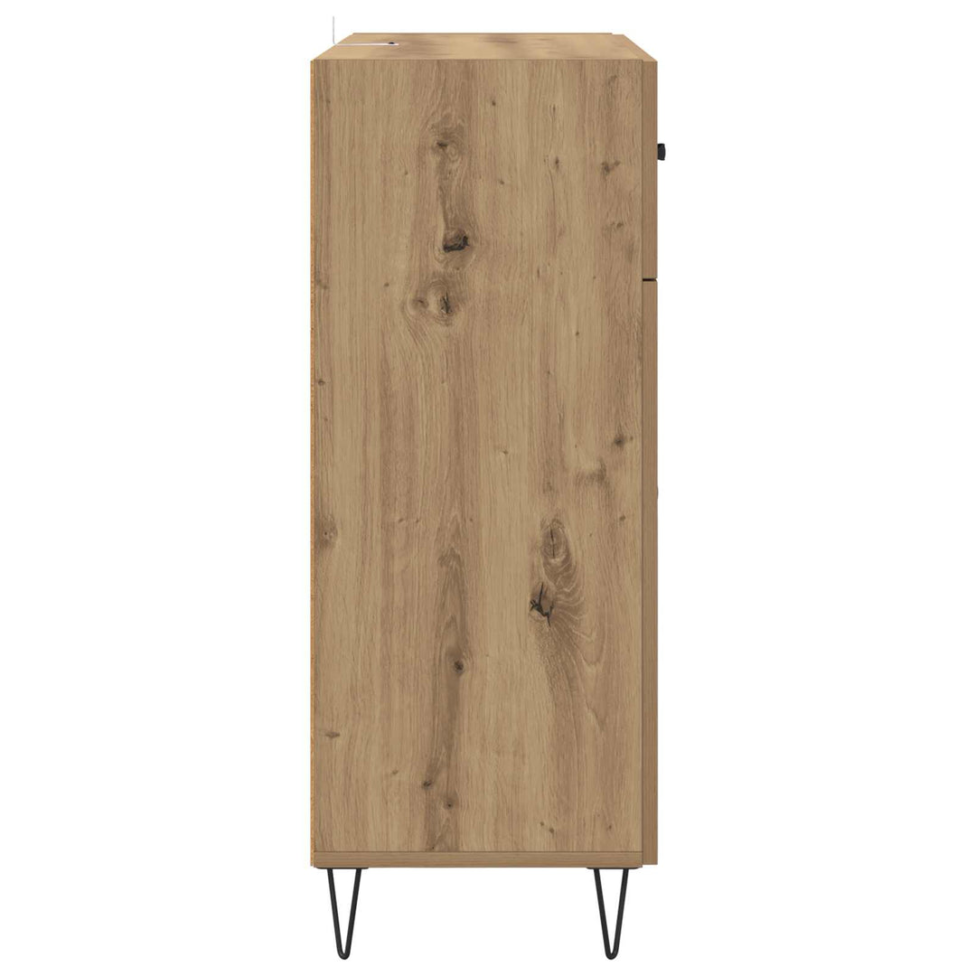 Sideboard Artisan Egetræ 69,5 x 34 x 90 cm Konstrueret træ