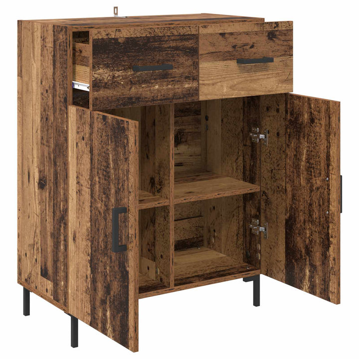 Sideboard Gammelt træ 69,5 x 34 x 90 cm Konstrueret træ
