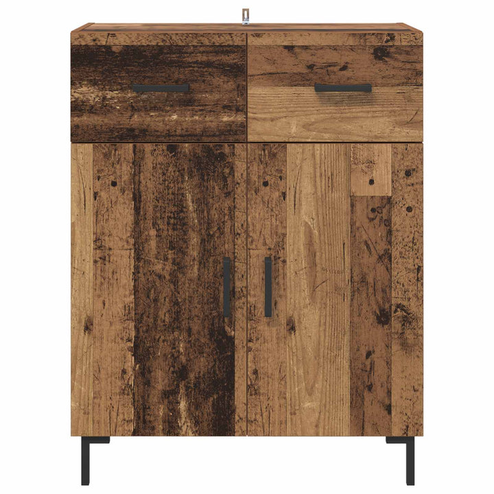 Sideboard Gammelt træ 69,5 x 34 x 90 cm Konstrueret træ
