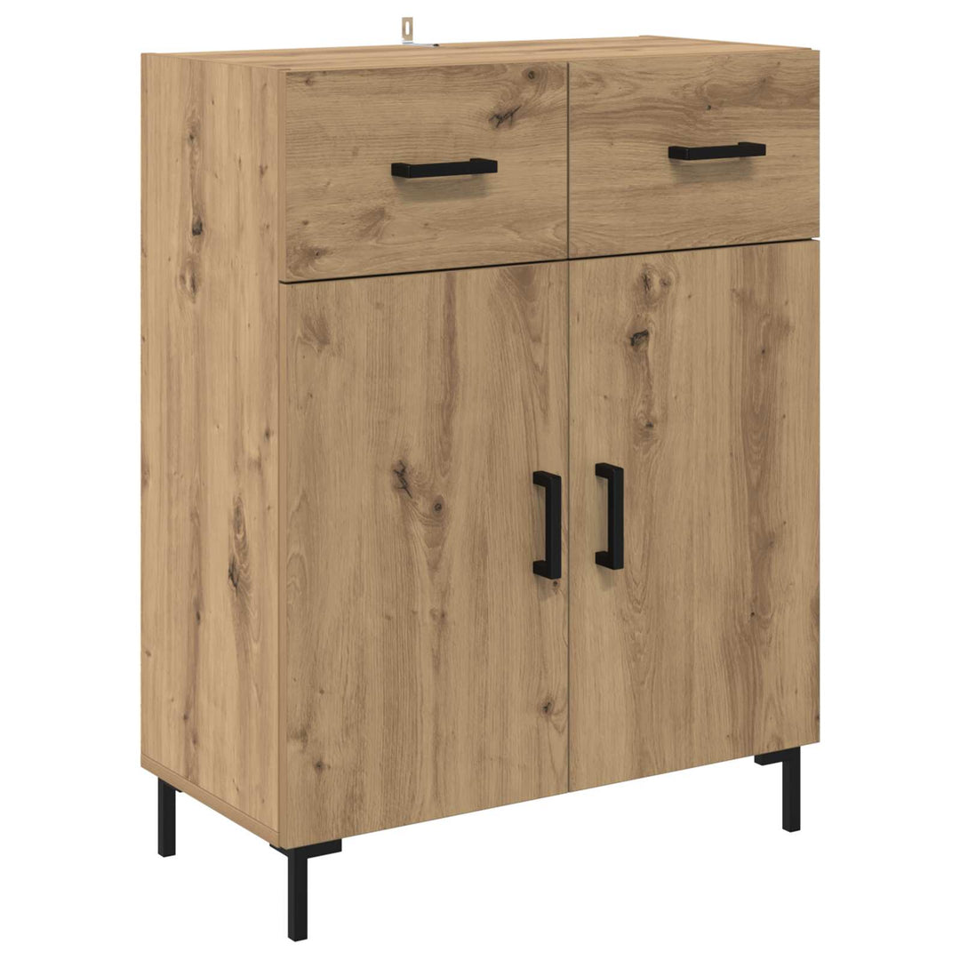 Sideboard Artisan Egetræ 69,5 x 34 x 90 cm Konstrueret træ