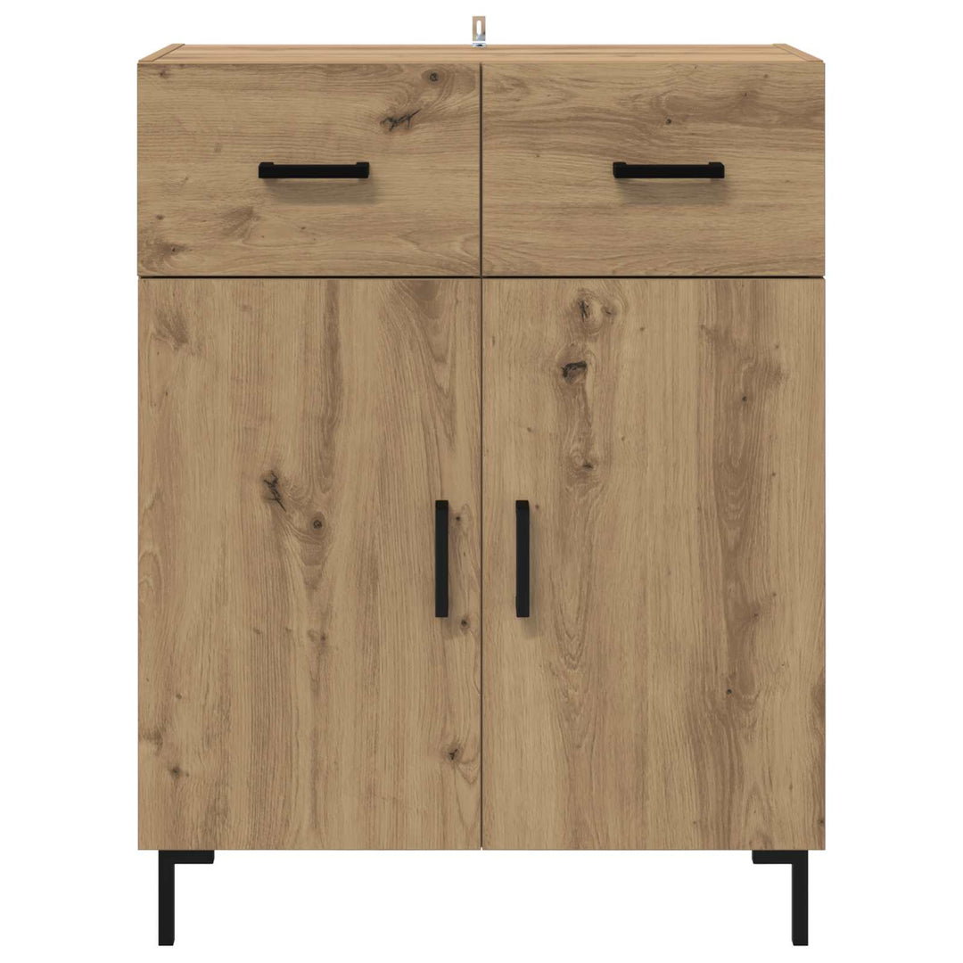 Sideboard Artisan Egetræ 69,5 x 34 x 90 cm Konstrueret træ