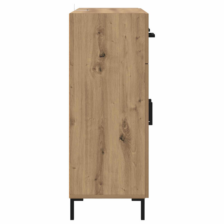Sideboard Artisan Egetræ 69,5 x 34 x 90 cm Konstrueret træ