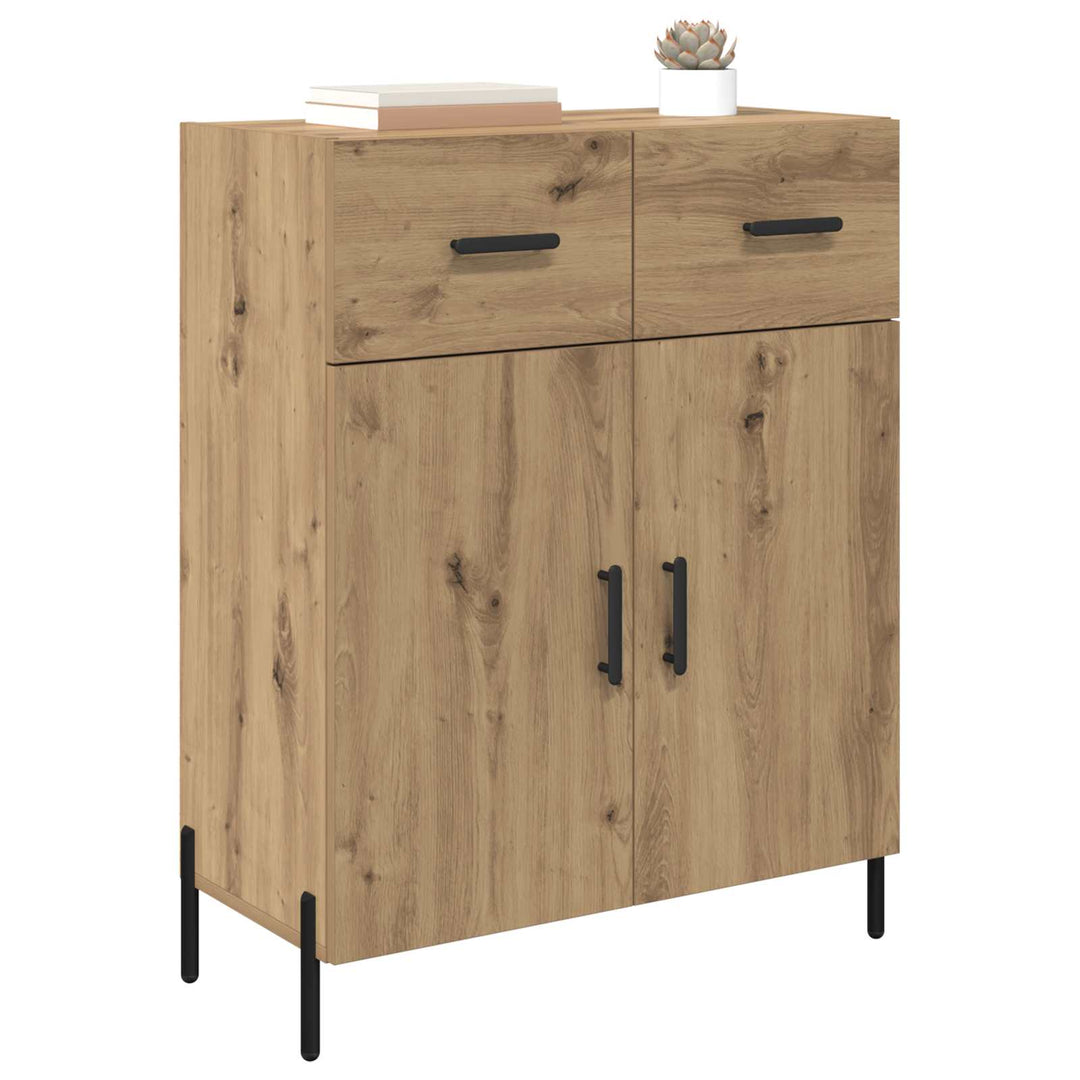 Sideboard Artisan Egetræ 69,5 x 34 x 90 cm Konstrueret træ