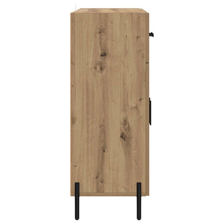 Sideboard Artisan Egetræ 69,5 x 34 x 90 cm Konstrueret træ
