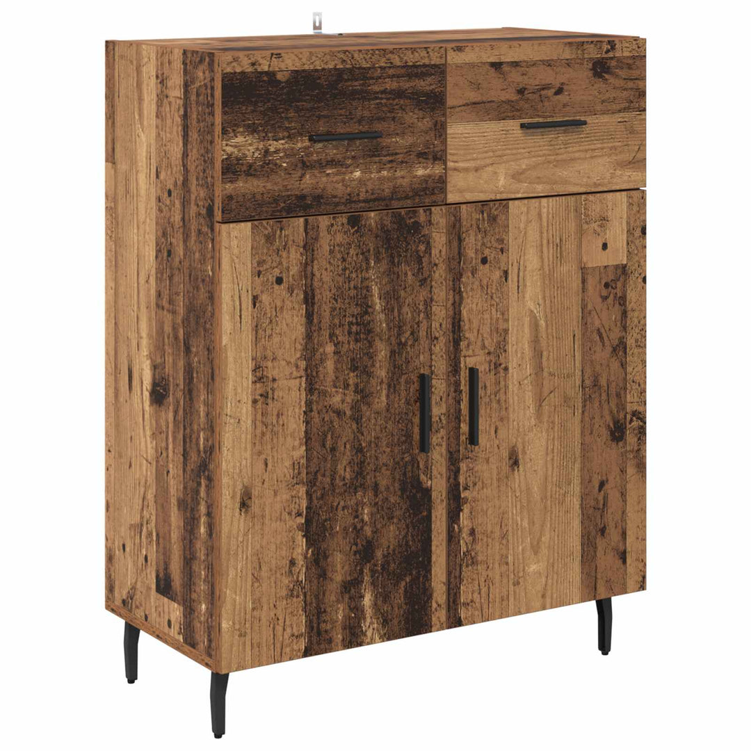 Sideboard Gammelt træ 69,5 x 34 x 90 cm Konstrueret træ