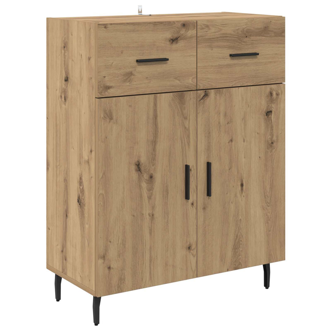 Sideboard Artisan Egetræ 69,5 x 34 x 90 cm Konstrueret træ