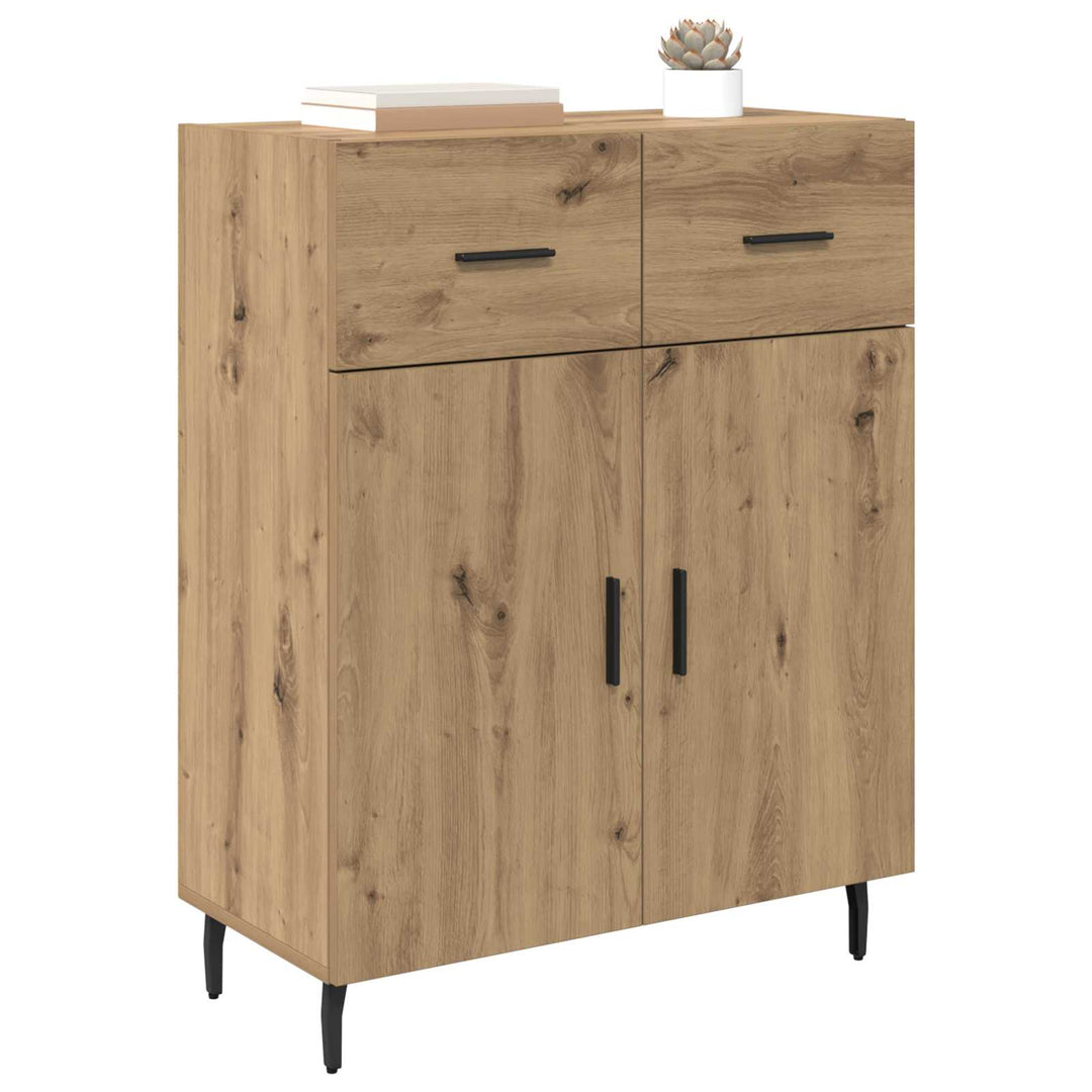 Sideboard Artisan Egetræ 69,5 x 34 x 90 cm Konstrueret træ