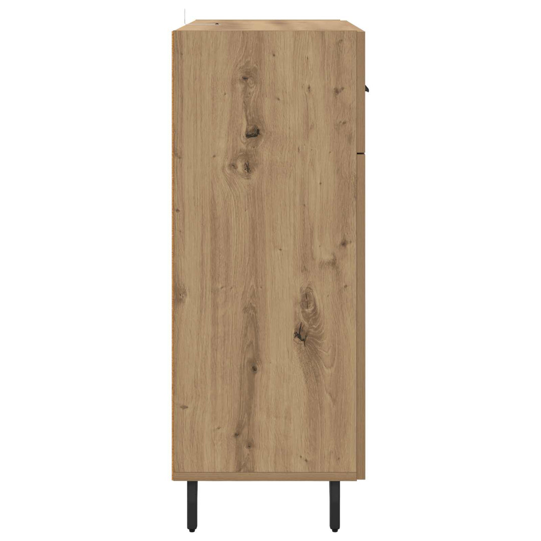 Sideboard Artisan Egetræ 69,5 x 34 x 90 cm Konstrueret træ