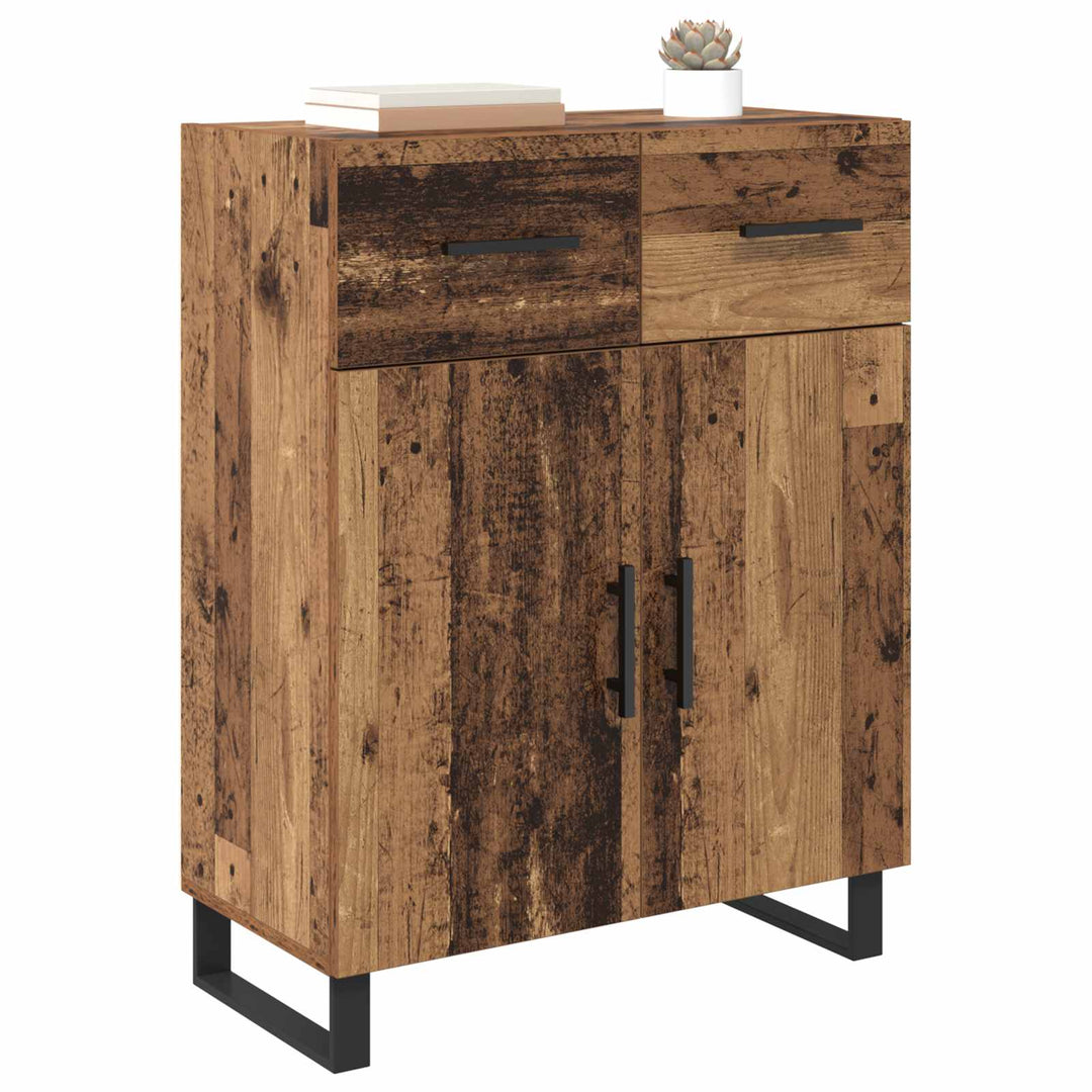 Sideboard Gammelt træ 69,5 x 34 x 90 cm Konstrueret træ