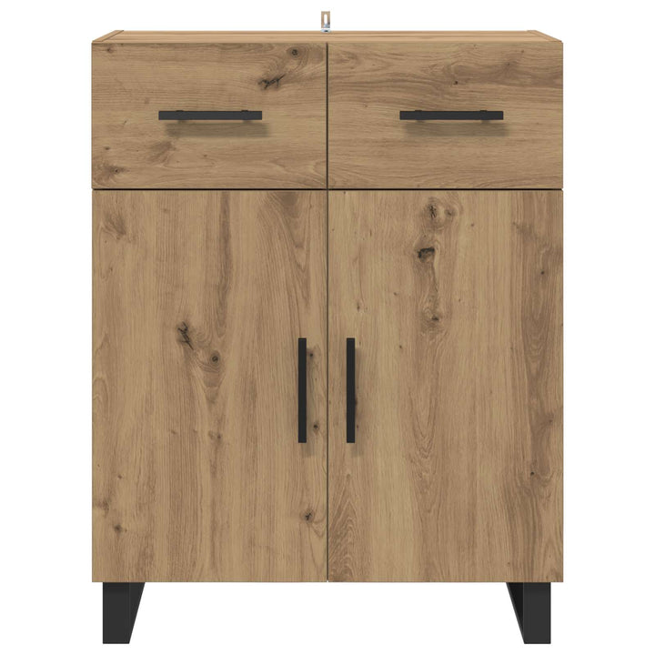 Sideboard Artisan Egetræ 69,5 x 34 x 90 cm Konstrueret træ