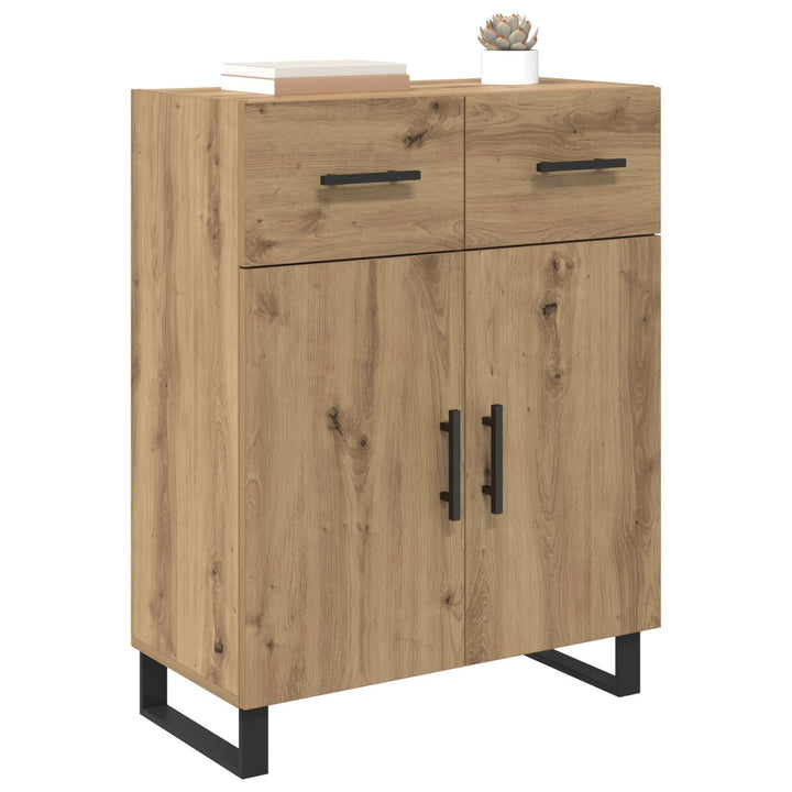 Sideboard Artisan Egetræ 69,5 x 34 x 90 cm Konstrueret træ