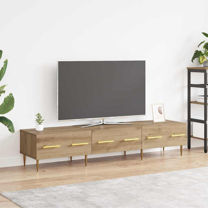 TV-skab 150 x 36 x 30 cm Artisan Egetræ Konstrueret træ