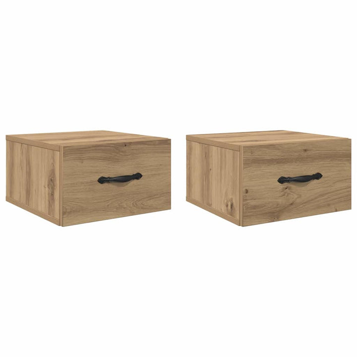 Natskab 2 pcs artisan eg 35 x 35 x 20 cm Konstrueret træ