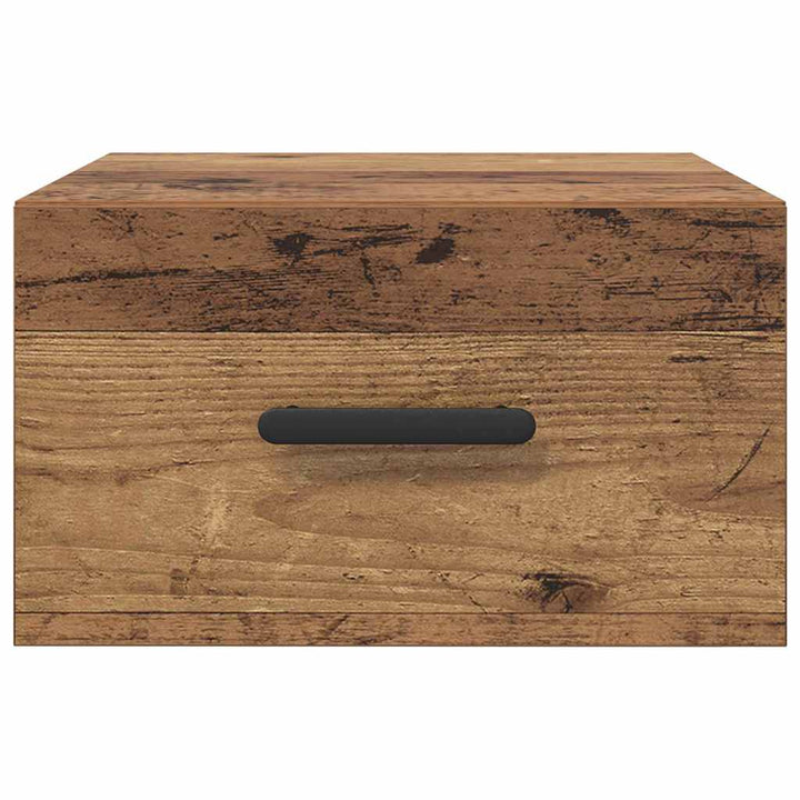 Natskab 2 pcs Gammelt træ 35 x 35 x 20 cm Konstrueret træ