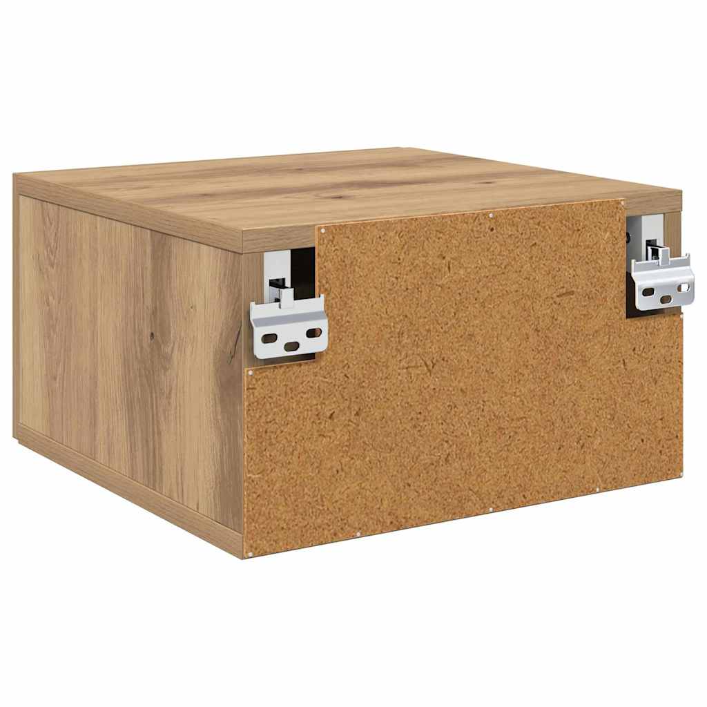 Natskab 2 pcs artisan eg 35 x 35 x 20 cm Konstrueret træ