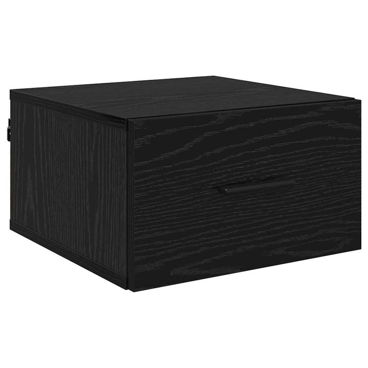 Natskab 2 stk. Sort eg 35 x 35 x 20 cm Konstrueret træ