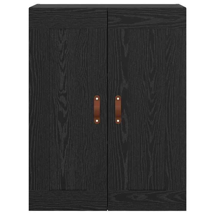 Vægskab Sort eg 69,5 x 34 x 90 cm Konstrueret træ