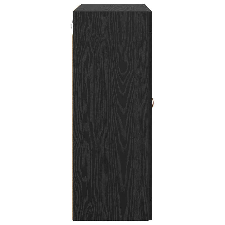 Vægskab Sort eg 69,5 x 34 x 90 cm Konstrueret træ