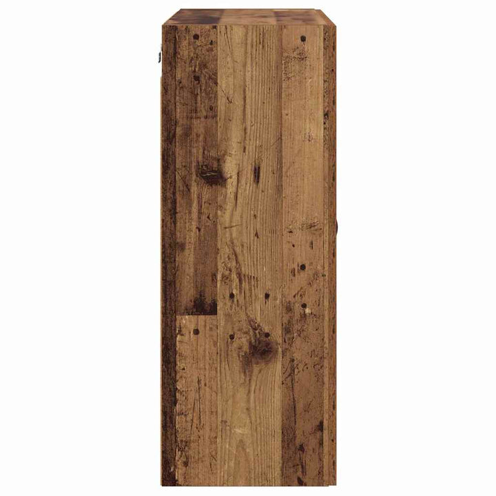 Vægskab Gammelt træ 69,5 x 34 x 90 cm Konstrueret træ