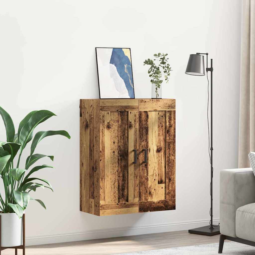 Vægskab Gammelt træ 69,5 x 34 x 90 cm Konstrueret træ