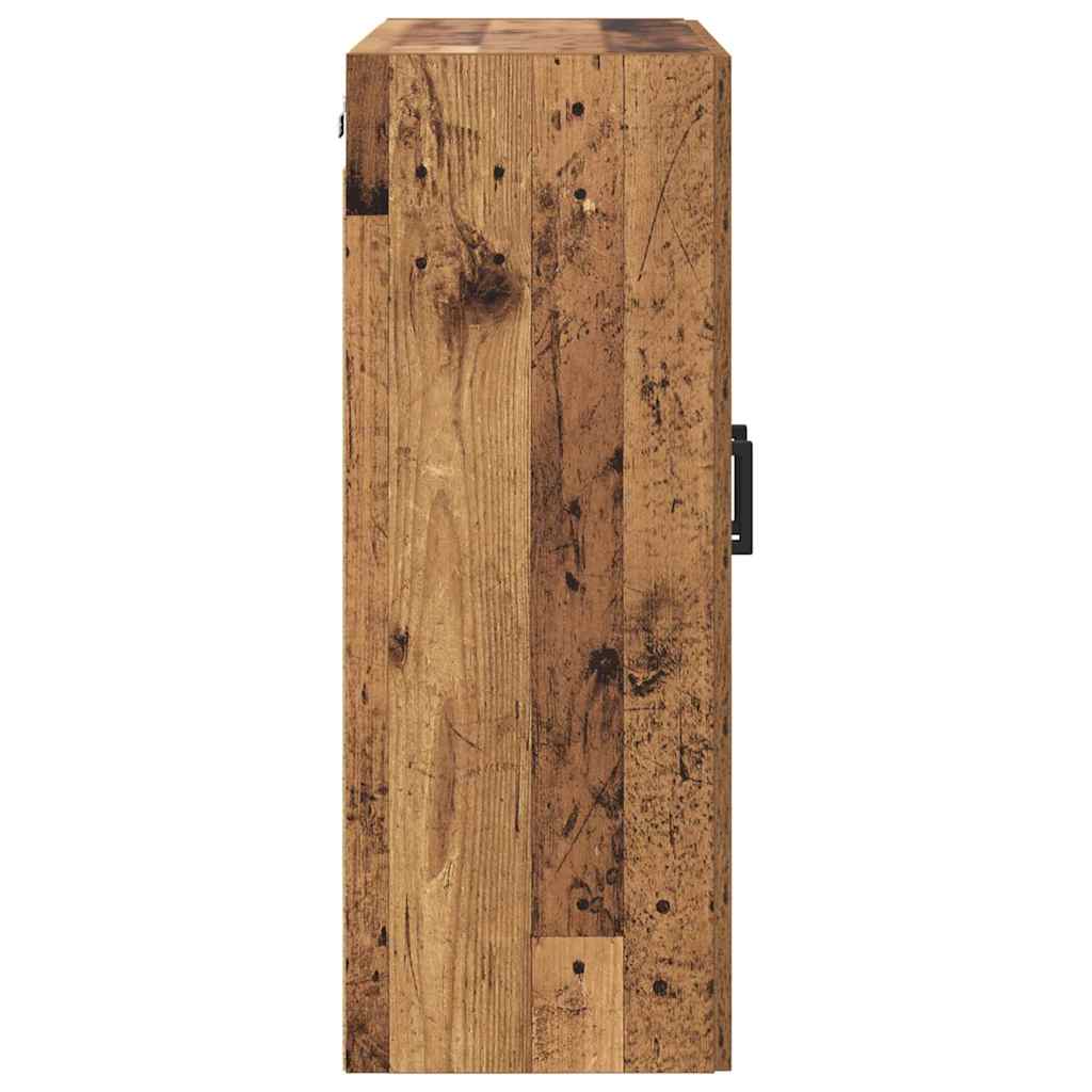 Vægskab Gammelt træ 69,5 x 34 x 90 cm Konstrueret træ