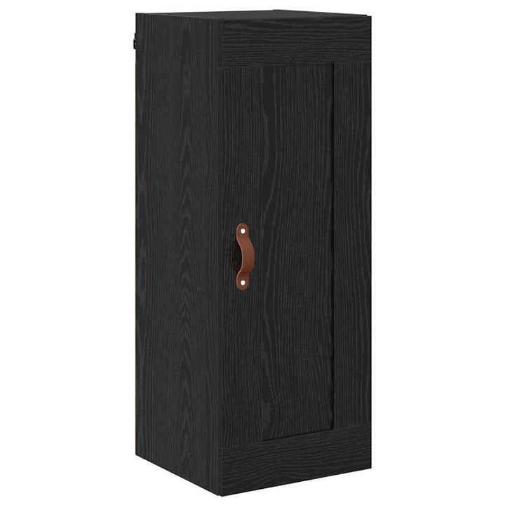 Vægskab Sort eg 34,5 x 34 x 90 cm Konstrueret træ