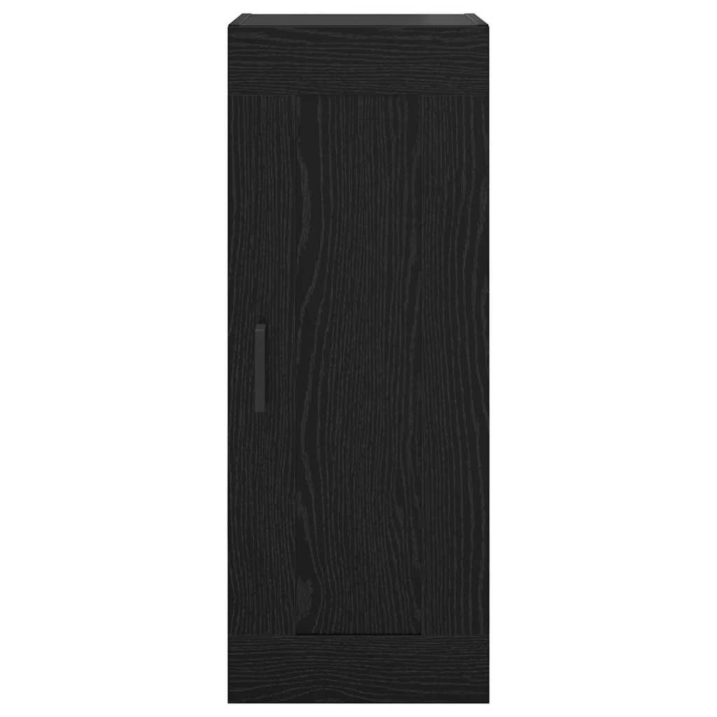 Vægskab Sort eg 34,5 x 34 x 90 cm Konstrueret træ