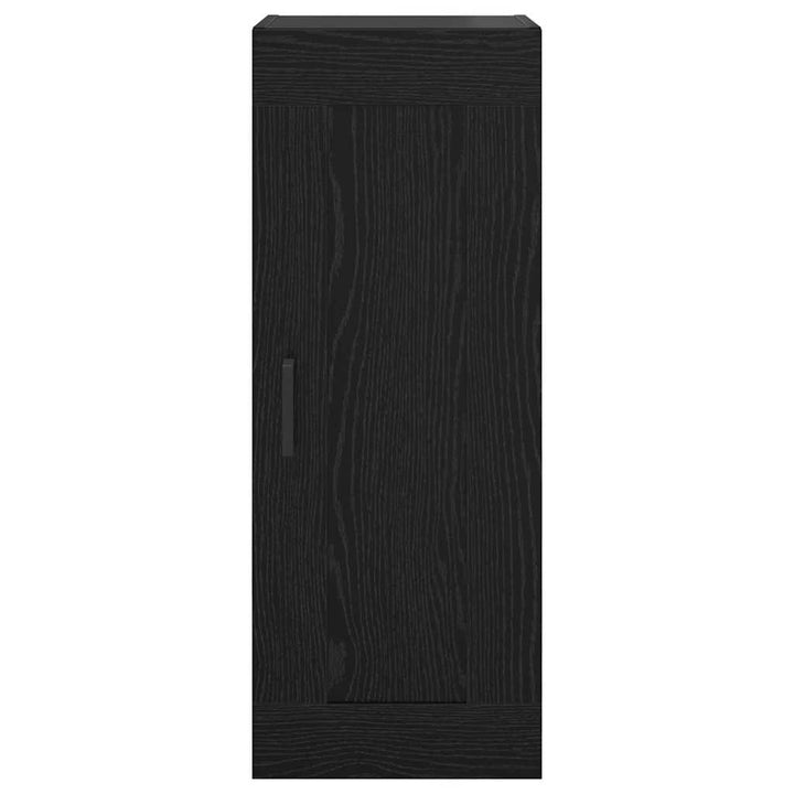 Vægskab Sort eg 34,5 x 34 x 90 cm Konstrueret træ