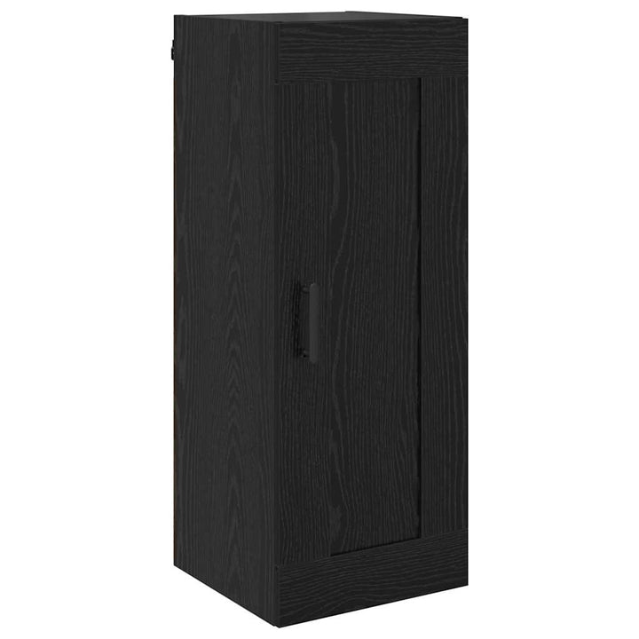 Vægskab Sort eg 34,5 x 34 x 90 cm Konstrueret træ