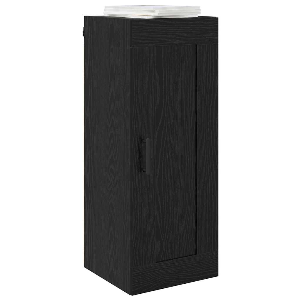 Vægskab Sort eg 34,5 x 34 x 90 cm Konstrueret træ