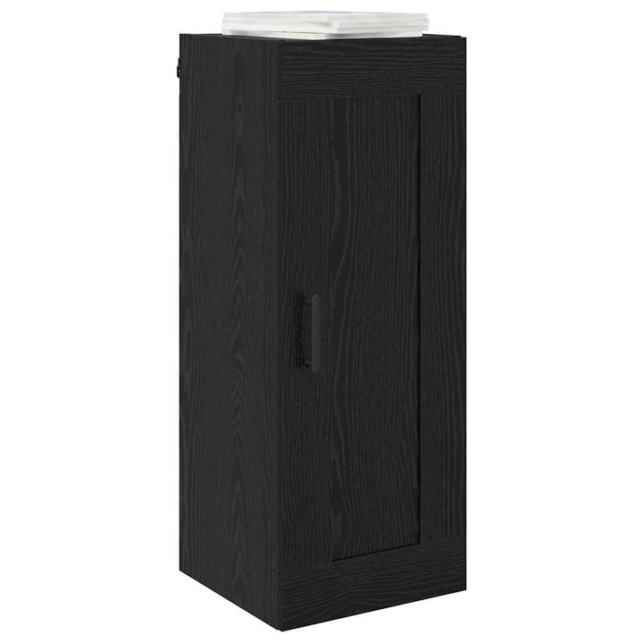 Vægskab Sort eg 34,5 x 34 x 90 cm Konstrueret træ