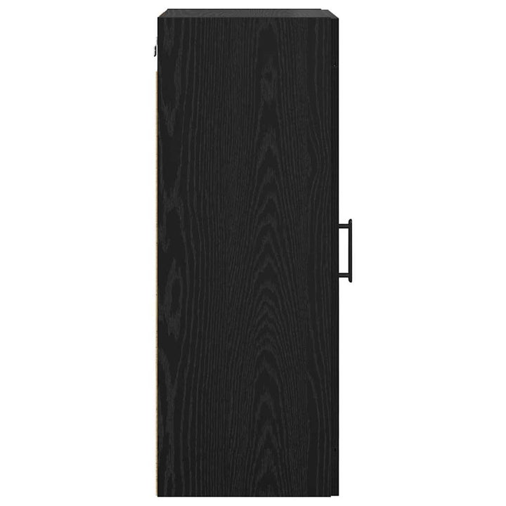 Vægskab Sort eg 34,5 x 34 x 90 cm Konstrueret træ