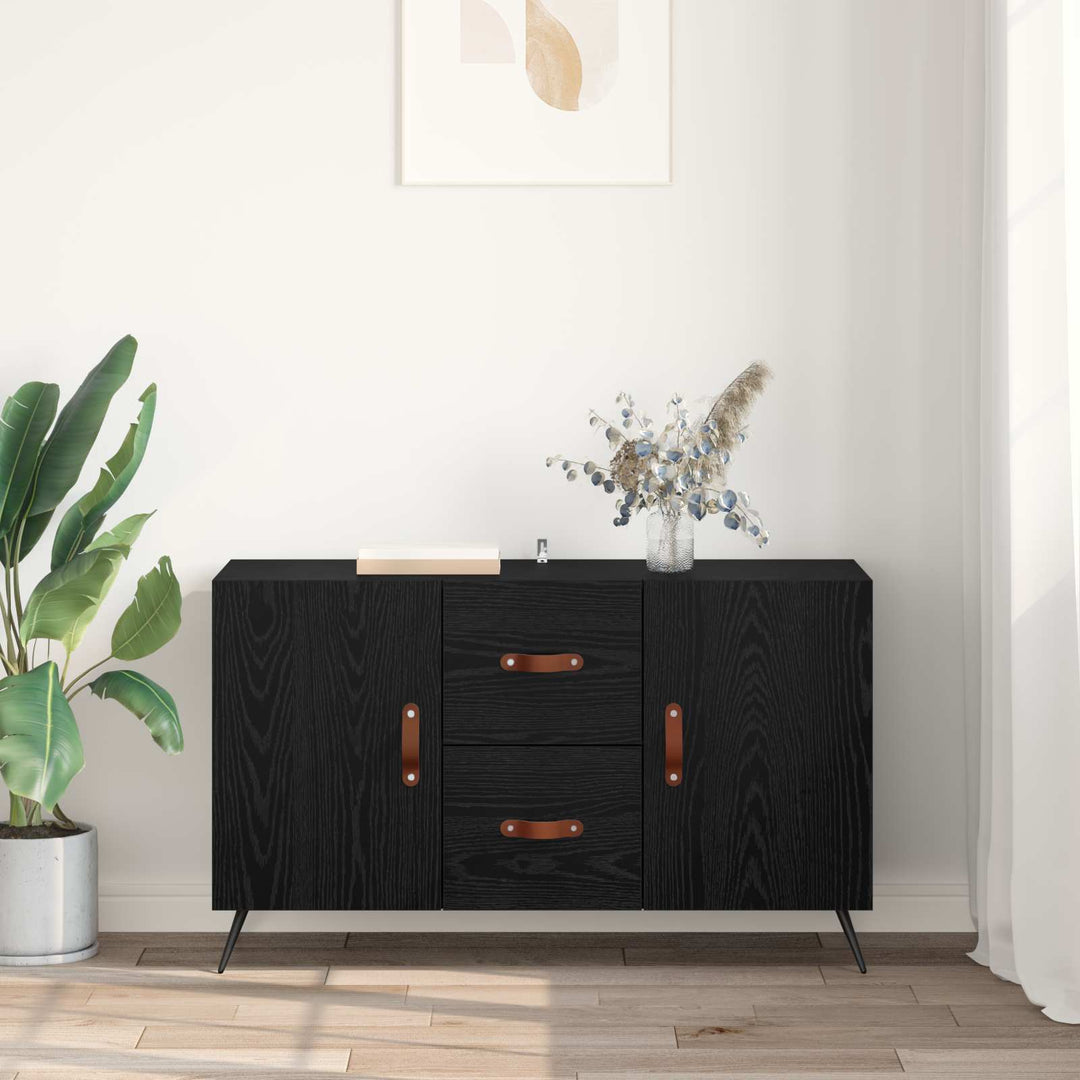 Sideboard Sort eg 100 x 36 x 60 cm Konstrueret træ